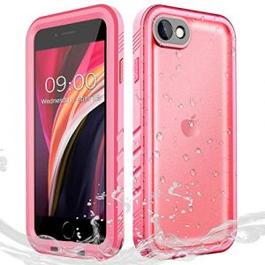 Cozycase Coque pour iPhone SE 2022/2020 8 7 SE2 SE3 &Eacute;tanche Antichoc - 360 Degr&eacute; Militaire Rigide Int&eacute;grale Case/Bumper/Housse【IP68 Waterproof/Imperm&eacute;able】 Etui Anti Choc Eau avec Protection Camera (Glfenge, neuf)