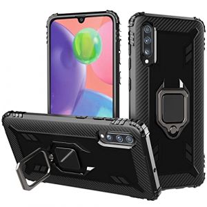 Coque Compatible avec Wiko View 4 / View 4 Lite, Housse Cover [360 Degres] Fonction Stand &agrave; Bague de Rotation Full Body [Militaire Anti-Choc Durable] Protecteur, Anti-Rayures Armor et Antichoc Bumper (Cheering Store-FR, neuf)