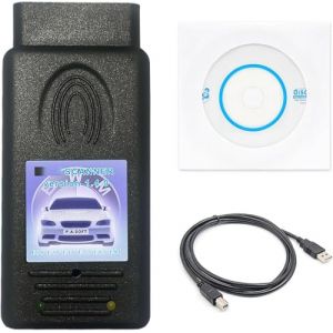 AMHTDOL pour BMW Scanner 1.4.0 Programmeur EEPROM Lecteur de Code Compatible avec les V&eacute;hicules BMW E46,E38,E39,E53,E83,E85 Outil de Programmation ECU Scanner de Diagnostic OBD2 (Work with Windows XP) (AMHTDOL, neuf)