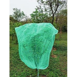 LINSOCLE Filet de Protection pour Arbres Fruitiers 1,8mx1,8m - Anti-Insectes, Anti-Oiseaux, Sac de Protection de Fruit - Maille Fine avec Fermeture &Eacute;clair et Cordon de Serrage - pour Jardin et Verger (Xinkongsky, neuf)