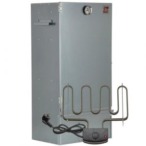 ITA Fumoir &eacute;lectrique 7005 81x28x40 cm en Acier Inoxydable - Armoire de Fumage Premium avec Thermom&egrave;tre - R&eacute;sistant &agrave; la Corrosion, Durable - Fumoir pour Viande, Poisson, Fromage (ITA HOME AND GARDEN, neuf)