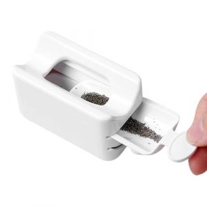 Plateau &agrave; poudre pour immersion - Plateau pour immersion des ongles, plateau portable de recyclage de poudre pour immersion, outils pour ongles par immersion, &eacute;tui de recyclage avec d&eacute;corations (dohdale, neuf)
