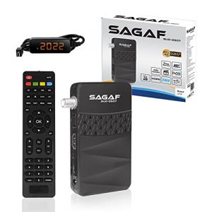 Leyf & Sagaf SUD-0507 Mini R&eacute;cepteur Satellite - DVB-S2 - R&eacute;cepteur Satellite - R&eacute;cepteur Num&eacute;rique Full HD 1080p (HDTV, Scart, USB) Astra Hotbird Turksat, Uniquement pour Les cha&icirc;nes allemandes (LB GROUP, neuf)