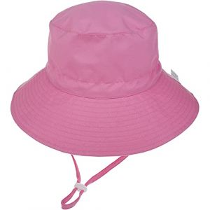 Malaxlx Unisexe Bob Bébé Enfant Chapeau de Soleil Rose Chapeau de Pêcheur Nourrisson Chapeaux de Seau Large Bord Chapeau de Plage Visière pour 6-24 Mois Fille Garçon (malaxlx uk, neuf)