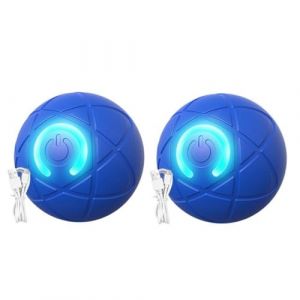 Balle Magique Pour Chien, 2PCS Smart Ball Interactive Dog Toy, Balle Vibrante Pour Chien, Balle Chien Qui Bouge Toute Seule, Jouet Interactif Chat, Jouets Chats Chiens, Balle Automatique Lumineuse (hidewink, neuf)