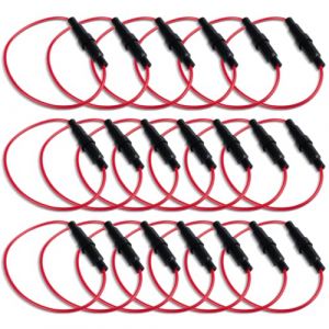 Innfeeltech 20 pièces porte-fusible AGC, type à vis en ligne, base de fusible pour fusible 6x30mm (XINGZHI TECH, neuf)