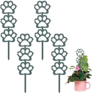 DIFLAX 4 Pi&egrave;ces Tuteurs pour Plantes, Forme de Patte de Chat Tuteur Plante, Plantes Clips, Forme de Patte de Chat Support Plante, Attache Plante, Tuteur Plante Grimpante Clips (SVF TUNDER PRICE, neuf)