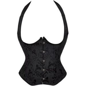 Josamogre Corset Underbust Bandouli&egrave;re Femme Sexy Top Gothique Deguisement Grande Taille Burlesque Noir 3XL (Josamogre Corset, neuf)
