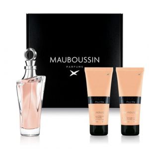 Mauboussin - Coffret Pour Elle : Eau de Parfum 100ml, Gel Douche 90ml & Lait Corps 90ml (MB Parfums, neuf)