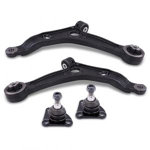 BESTPRICE Kit de suspension - 2x bras de suspension avant, 2x rotules avant Compatible avec CITRO&Euml;N JUMPER II, FIAT DUCATO (250_), PEUGEOT BOXER (ATP-Pi&egrave;cesAuto, neuf)