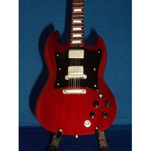 Mini guitare ACDC Angus Young Rouge (ELECTRICLAND, neuf)