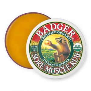 Badger – Sore Muscle Rub Cayenne et gingembre (Gertnere M suppliers, neuf)