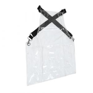 DECORNIJIA Tablier de beauté tablier de travail tabliers imperméables pour femmes tabliers transparents pour coiffeur tabliers pour coiffeur tablier de coiffeur avec poches tpu (ZhiLight, neuf)
