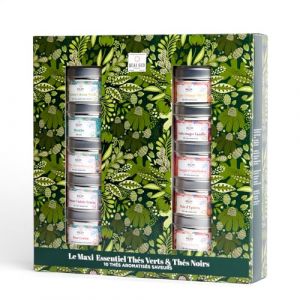 QUAI SUD Coffret Thés "Le Maxi Essentiel" | 10 boîtes x 20g | Thés Verts & Thés Noirs (QUAI SUD, neuf)