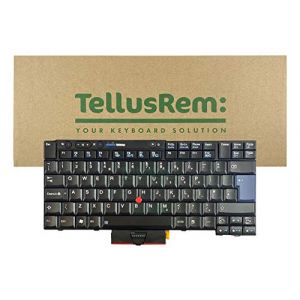 TellusRem Clavier de Remplacement UK Non rétroéclairé pour Lenovo Thinkpad T520 T520i T420S T420 T420i T400S T410S T410 T410I T510 T510i W510 W520 X220T X220s X220i X220 (Tellus Remarketing ApS, neuf)
