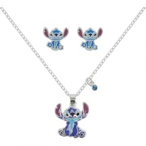 Lilo & Stitch Stitch Unisexe Collier couleur argent M&eacute;tal (Diademita, neuf)