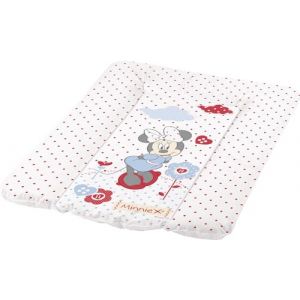 Matelas à langer haut de gamme, matelas à langer imperméable de première classe, 70 x 50 cm, surface lisse facile d'entretien, confort de couchage accru, Disney Minnie Mouse blanc (kinderwelt-strausberg Preise inkl. MwSt., neuf)