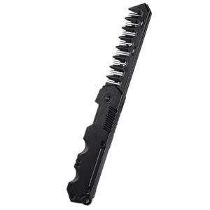 Peigne Pliable &ndash; Peigne De Poche Pliable Portable, Mini Outil De Coiffure Pour T&ecirc;te D'huile De Cheveux, Tondeuse Pour Salon De Barbe Et Moustache | Outil D'accessoires De Soins Capillaires Pour Hommes (grcibo, neuf)