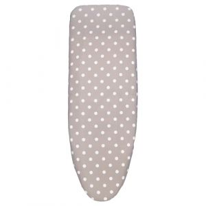 Cofan Housse pour Table &agrave; Repasser | Taille Universelle | Mat&eacute;riau : 100% Coton | Rembourr&eacute;e avec 3 Couches : Mousse, Molleton et Coton | Couleur : Gris et Blanc | 135 x 53 cm (Cofan, neuf)