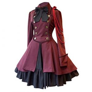 Robe m&eacute;di&eacute;vale victorienne pour femmes grande taille Steampunk gothique Renaissance robe de bal costume de princesse Halloween gothique punk vintage victorien robe victorienne pour Halloween carnaval (Wtinfer ⭐⭐⭐⭐⭐ 5, neuf)