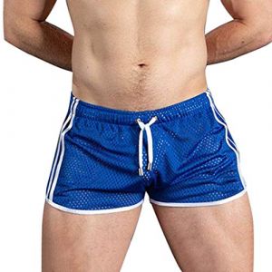 Générique Short Sexy Hommes Maille sous-Vêtements Boxer Résille Homme Mesh Caleçons Short en maille pour homme semi-transparent (MJEyed, neuf)