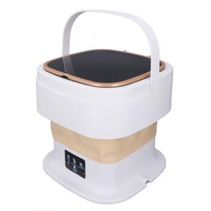 Machine à Laver Portable 3 Modes de Minuterie Mini Laveuse Pliable avec Tuyau de Vidange 11,5 L Laveuse Pliable de Grande capacité pour Sous-Vêtements Vêtements de bébé (Prise UE) (Yunplsa, neuf)