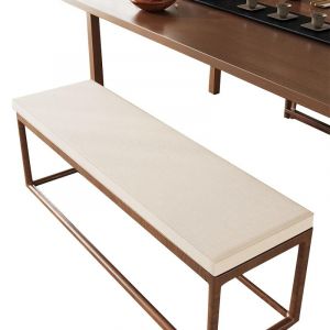 Coussin pour Banc de Jardin Personnalis&eacute;e, Antid&eacute;rapant Coussin de Si&egrave;ge en Mousse &Eacute;paisse avec Housse Amovible, Assise Coussin pour Banc de Mobilier Terrasse Canap&eacute; Ext&eacute;rieur(Beige,75x40cm x5cm Thick (JANNE TORRY, neuf)