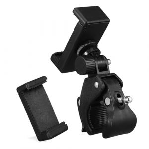 JOINPAYA Support De Micro Bras Et Clip T&eacute;l&eacute;phone Ajustable, Fixation Robuste Pour Pied De Micro, Pour Sc&egrave;nes Et Studio, Compatible Smartphone Et Cam&eacute;ras Sportives (YUYOOT, neuf)