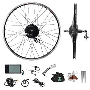 YOSE POWER E-Bike Conversion kit 36V350W 28" (700C) avec Vélo Electrique Roue Arrière Cassette Noir LCD Display (YOSEPOWER Direct, neuf)