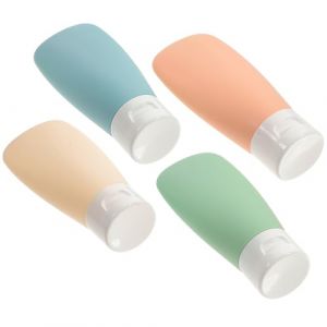 LOORGVEL Bouteille Vide 4 Pi&egrave;ces 60 Ml En Pvc Anti-fuite Pour Cosm&eacute;tiques Compactes Voyage Usage Personnel (YANJHG, neuf)