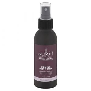 Sukin Purely Ageless Tonique raffermissant pour le visage, 125 ml, hydrate et raffermit la peau, avec ribose, extrait de baies d'açai et extrait de baies de goji, pour le visage, le cou et le corps, (CS global, neuf)