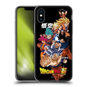 Head Case Designs sous Licence Officielle Dragon Ball Super Goku Universe Survival Characters Coque en Gel [Protection de Qualit&eacute; Militaire] Compatible avec Apple iPhone X/iPhone XS (eCell, neuf)