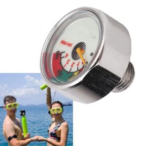 Manom&egrave;tre de Bouteille de Poney, Manom&egrave;tre de R&eacute;servoir D'oxyg&egrave;ne &eacute;tanche en Acier Inoxydable, Manom&egrave;tre de Cylindre de Plong&eacute;e (Linfoten, neuf)