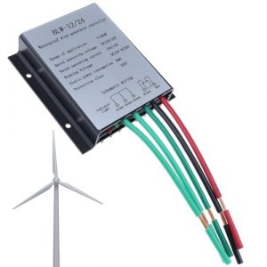 Régulateur d'énergie éolienne pour éolienne – Convertisseur d'énergie éolienne universel DC 15–30 V, contrôleur de charge triphasé | Boîtier d'alimentation écologique extérieur pour moulin à vent (jianwwk, neuf)
