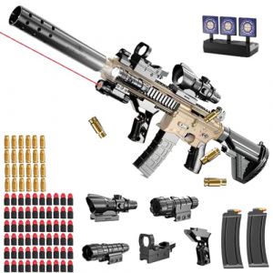 M416 Pistolet Jouet Enfant,Mousse Soft Bullet Gun Jouet,Mousse Pistolet,rechargement Manuel,Soft Bullet Toy Gun Pistolet pour 14+ Cadeaux Enfants,Noir et Jaune (Noir et Jaune) (wanakeji, neuf)