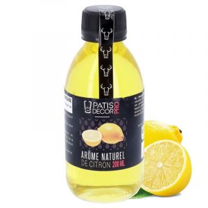 Arôme naturel de Citron 200 ml (CERF DELLIER, neuf)