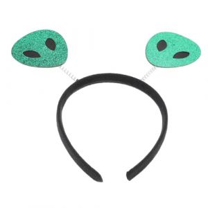 TOVINANNA coiffe extraterrestre bandeau extraterrestre adulte accessoires extraterrestres déguisement extraterrestre d'halloween bandeau monstre chiffon Green (Qieiyi, neuf)