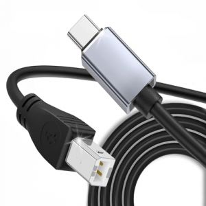 Aoiutrn Câble USB C vers midi, haute vitesse OTG de type C vers USB 2.0, cordon midi compatible avec iPhone 16/15/Huawei/Samsung vers microphone USB, clavier MIDI, instruments électroniques et plus (JIAMINGHONG, neuf)