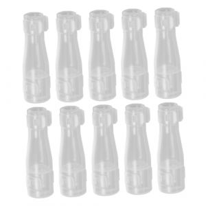 Beaupretty Prot&egrave;ge-pinceaux De Maquillage Transparent 10 Pi&egrave;ces Taille Moyenne En Plastique Pour Rangement Cosm&eacute;tique Domestique Voyage (kiLIHK, neuf)