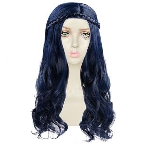 Perruque de cosplay Anime Descendants Evie pour Halloween, fête, carnaval, vie nocturne, concerts, mariages (guangzhouchenlangyangshangmaoyouxiangongsi, neuf)