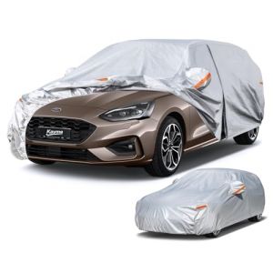 Kayme Bâche Voiture Break Étanche Respirante Compatible avec Ford Focus Wagon/Active Wagon/Turnier (2010-2025), 6 Couches Housse de Protection Voiture Extérieur, Contre Soleil Poussière avec Zip. (kayme car covers shop, neuf)
