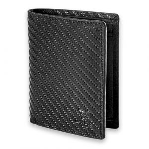 MATADOR Porte Monnaie Homme Cuir #Vigo avec &eacute;l&eacute;gante Bo&icirc;te Cadeau, Luxe Porte Carte RFID, Portefeuille Homme Cuir Veritable avec de Nombreux Compartiments &agrave; Cartes en Noir Carbone (MATADOR LEDER "The German Brand", neuf)