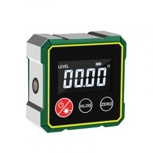 Détecteur d'angle numérique magnétique avec Laser électronique, Outil de Recherche d'angle, Niveau numérique avec écran LCD, arrêt Automatique pour mesures de précision, Outil de Mesure (sans Laser) (junfanbaihuodian, neuf)