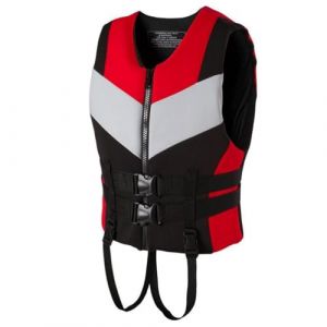 Générique Gilet de Sauvetage Adulte pour Homme/Femme 48-110 kg, Gilet de flottabilité Kayak Sup, Aide à la flottabilité réglable en néoprène pour la Natation, Le Kayak, Le Surf, Le Paddle,Rot,XL (YAOLINSHANGMAO, neuf)