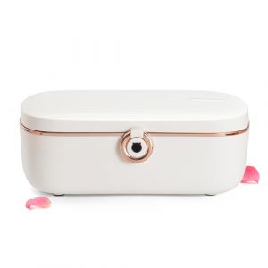 Bella Epoca: Gamelle Chauffante &Eacute;lectrique Portative - Bo&icirc;te &agrave; Lunch Chauffante &Eacute;l&eacute;gante. Lunch Box &Eacute;lectrique avec 2 Compartiments et R&eacute;cipient Thermique en Acier Inoxydable (1L / 45W / 220V) (Bella-Epoca, neuf)