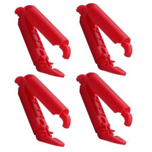 LACHT 4 Pcs Clips De Ceinture De S&eacute;curit&eacute; Pour Voiture, Prot&egrave;ge-Nuque Ajusteur Universel Pour Ceinture De S&eacute;curit&eacute;, Ajusteur Clips En Cuir Pu Pour &Eacute;paules Et Cou, Pour Plus De Confort (candy27seven, neuf)