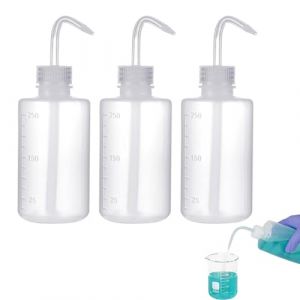 3PC Flacon A Pipettes Plastique,Lab Flacon De Lavage À Pression,Flacon Pipette Doseur Pour Plantes,Burette Bouteille De Lavage Chimique,Squeeze Wash Bottle Bouteille,250ML,Kiuiom (jisuhouse, neuf)