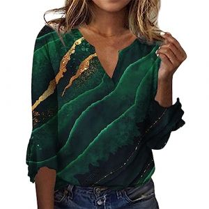 Haut Paillettes Femme Top Blanc Femme Manche Longue Top Manches Courtes Haut Sexy Femme Chemise De Nuit Grande Taille Femme Top Moulant Femme Sexy Chemisier Rouge Femme Chic Chemisier Femme (leizhangbaihuo, neuf)