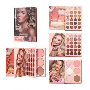 Palette de Fard &agrave; Paupi&egrave;res Scintillant - Cosm&eacute;tique pour Paupi&egrave;res Longue Tenue | Palette De Maquillage Pour Les Yeux - Pour Adolescentes Filles Dames M&egrave;res Beaut&eacute; Festival Soir&eacute;e Rendez-Vous Sc&egrave;ne (BaiXArt, neuf)