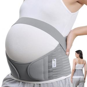 NEOtech Care Ceinture de grossesse de marque Support lombaire et soutien abdominal/abdomen, pour femme enceinte (Grise, Taille XL) (NEOtech Care (EU), neuf)
